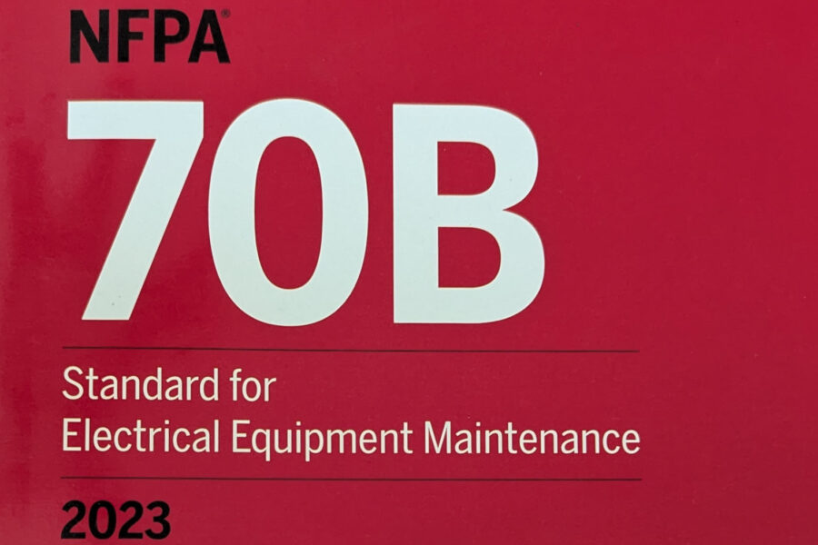 Cover of the NFPA 70B Book